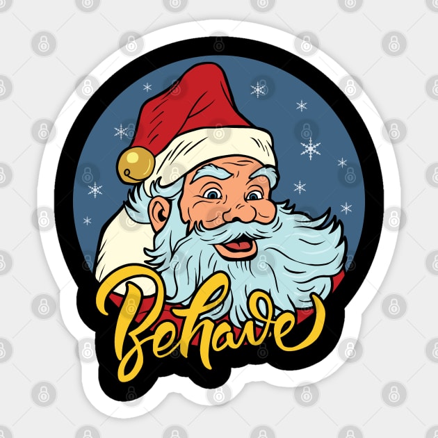 Pop Art Santa Sticker by valentinahramov